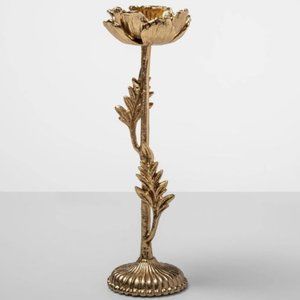 ISO  Opalhouse Brass Taper Candle Holder Flower/Rose/Daffodil  DO NOT BUY